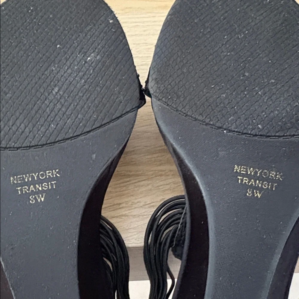 New York Transit Studded Wedge Sandals